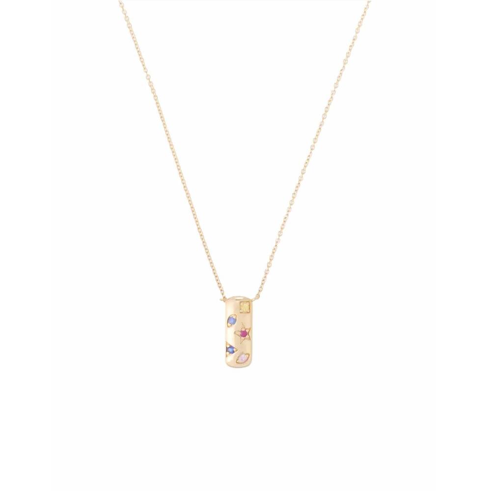 NEW ZOFIA DAY women's rainbow celeste necklace in gold